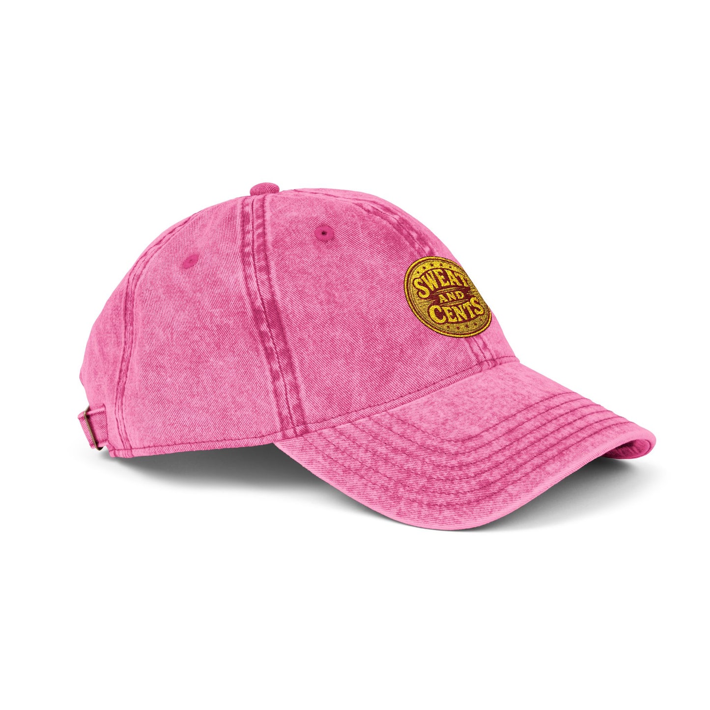 Sweat and Cents Vintage Embroidered Cap