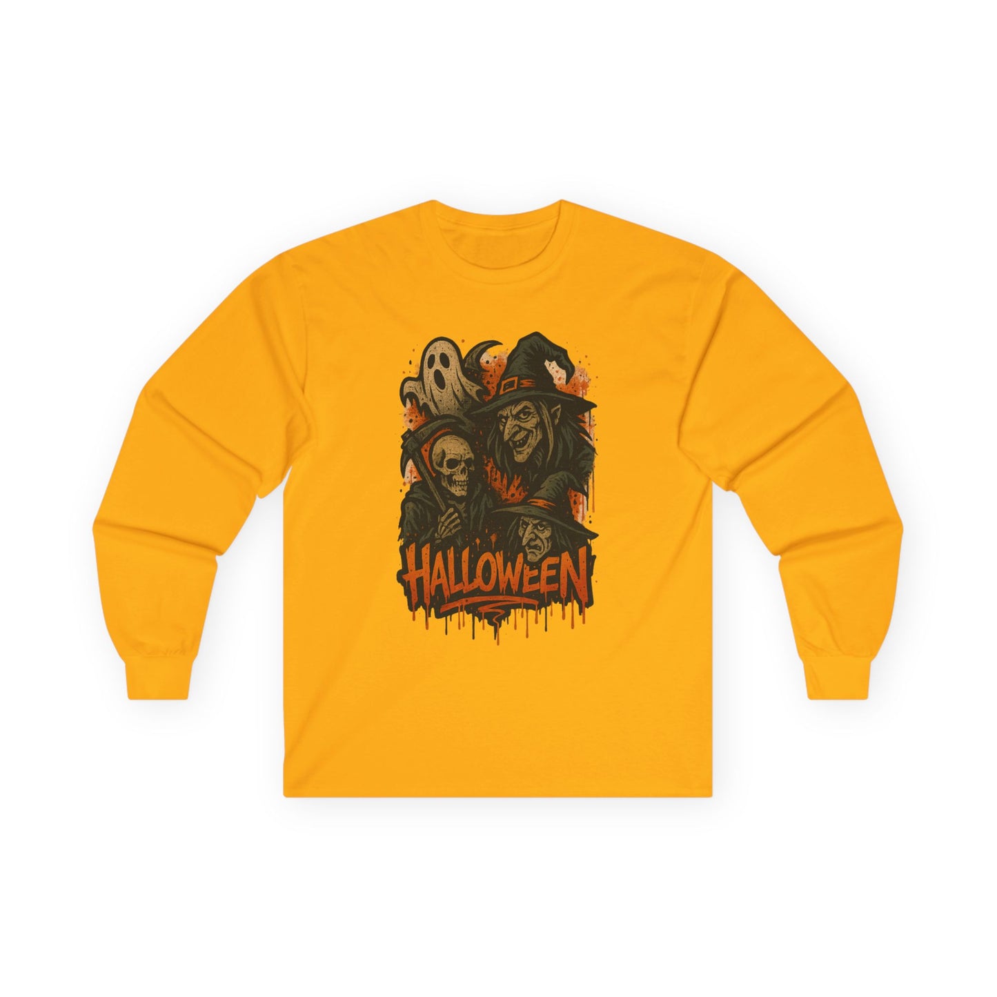 Halloween Witch Long Sleeve Tee