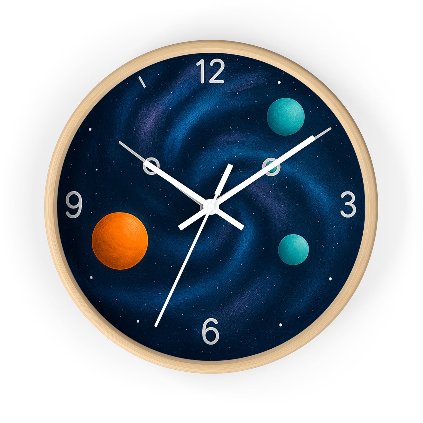 Cosmic Galaxy Wall Clock