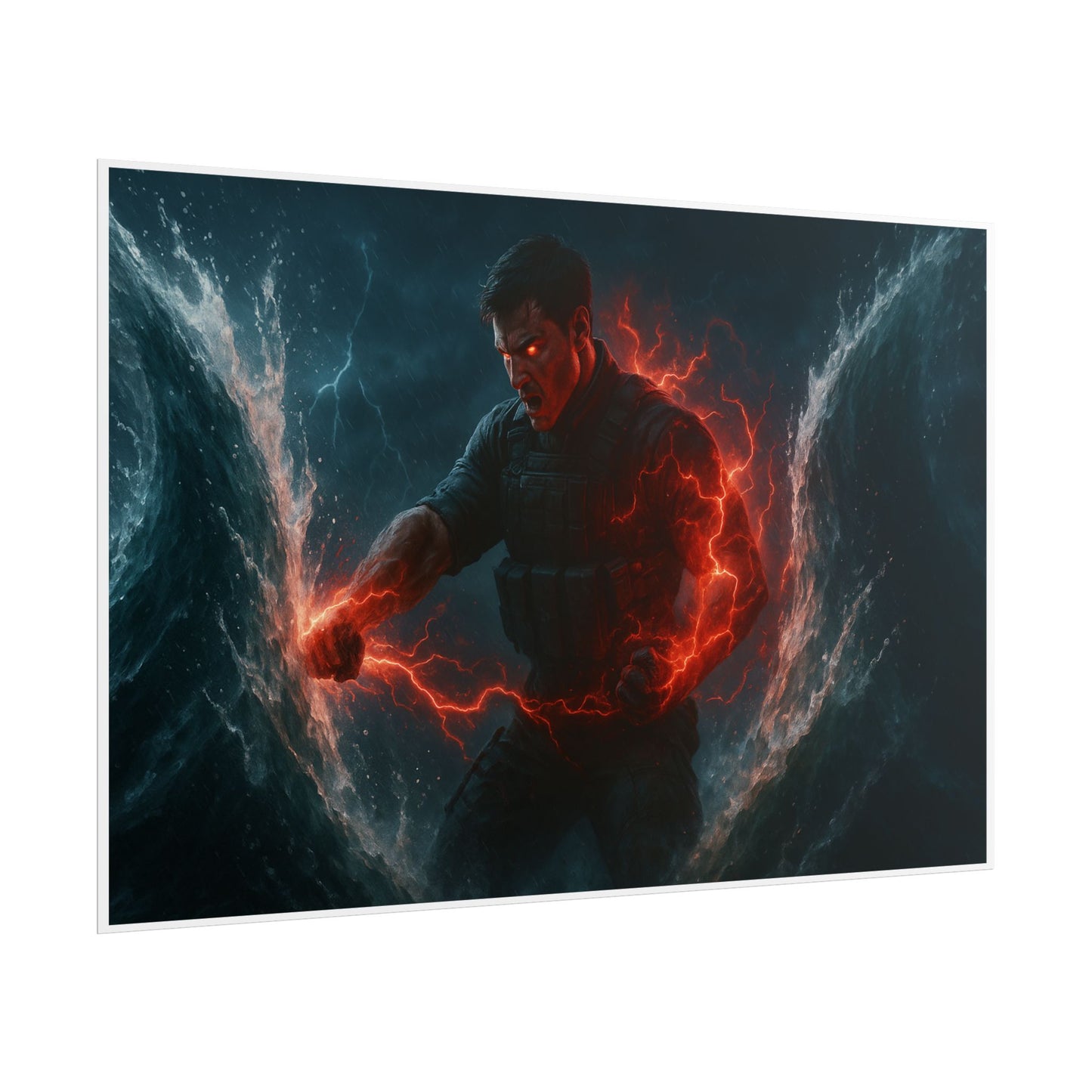 Vibrant Action Art Print