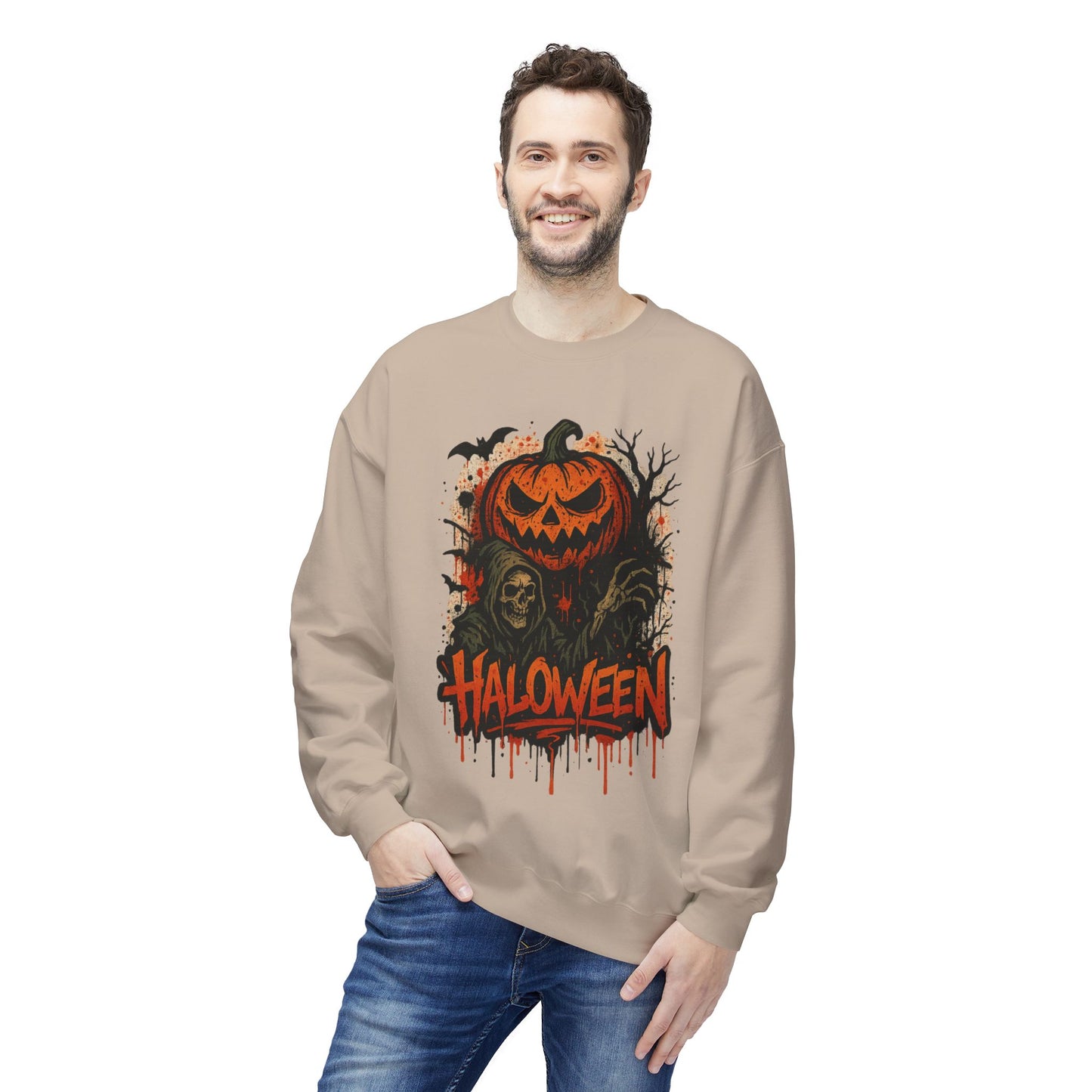 Spooky Halloween Sweatshirt for Cozy Nights