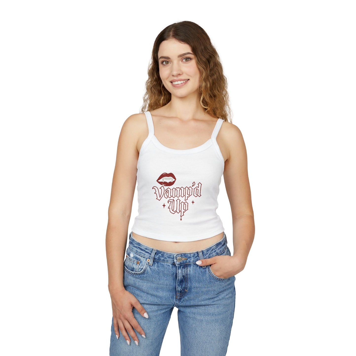 Vamp'd Up Women's Spaghetti Strap Tank Top