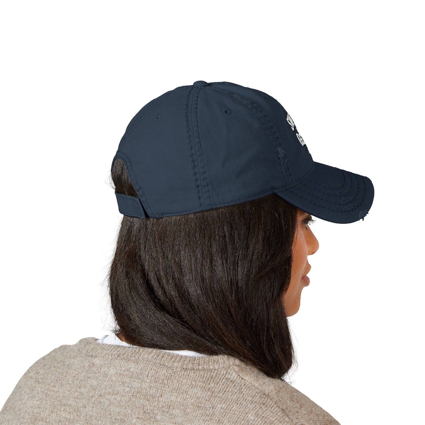 Sweat and Cents Distressed Dad Hat