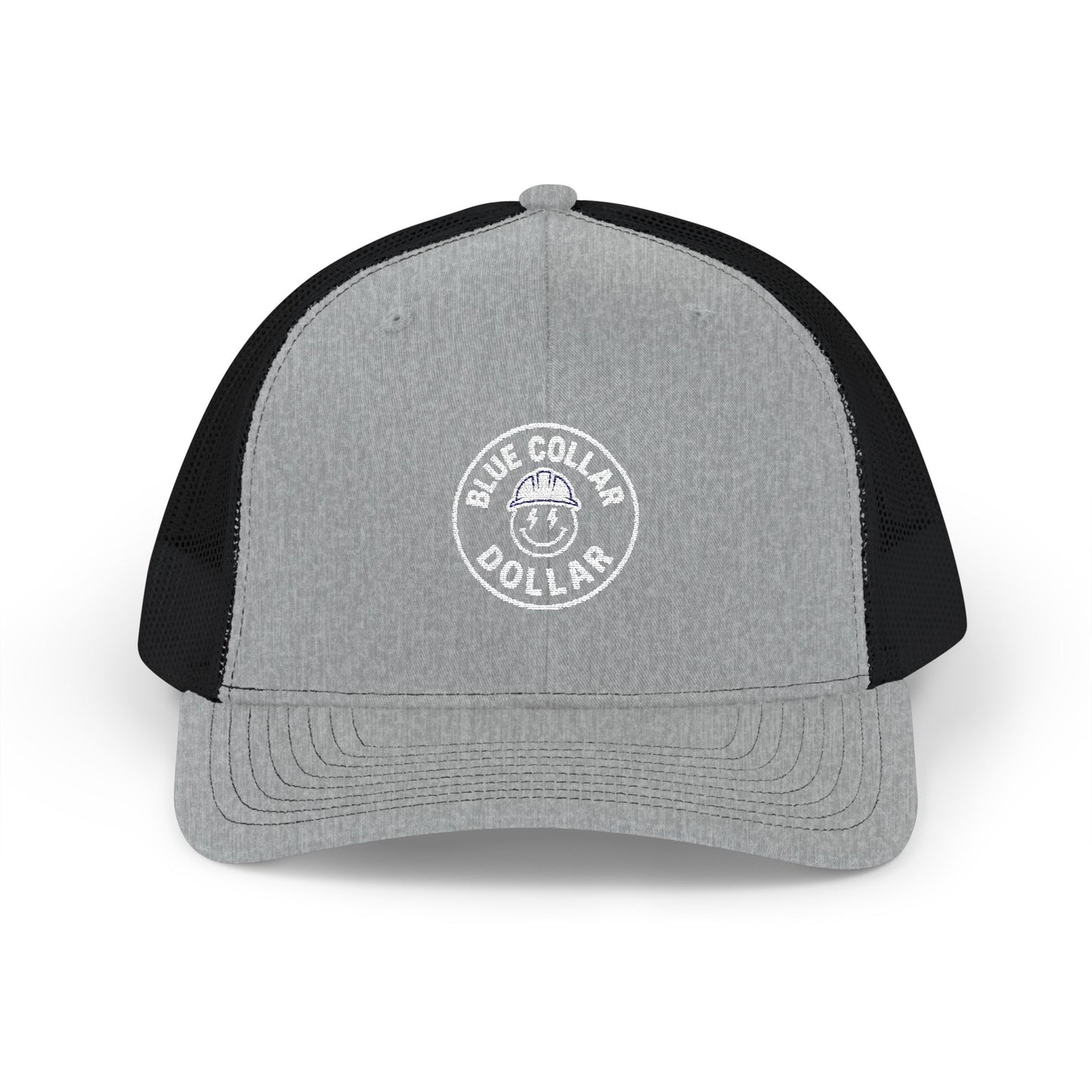 Blue Collar Dollar Embroidered Snapback Trucker Cap