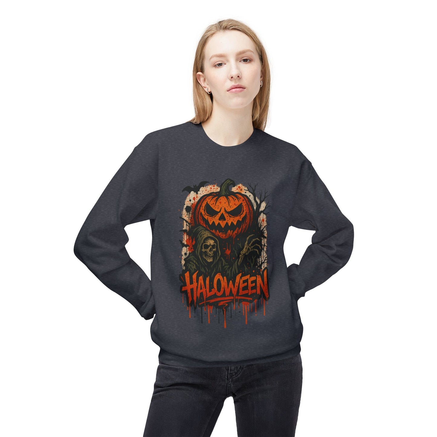 Spooky Halloween Sweatshirt for Cozy Nights