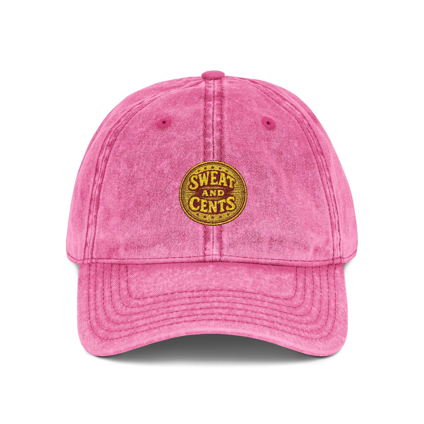 Sweat and Cents Vintage Embroidered Cap