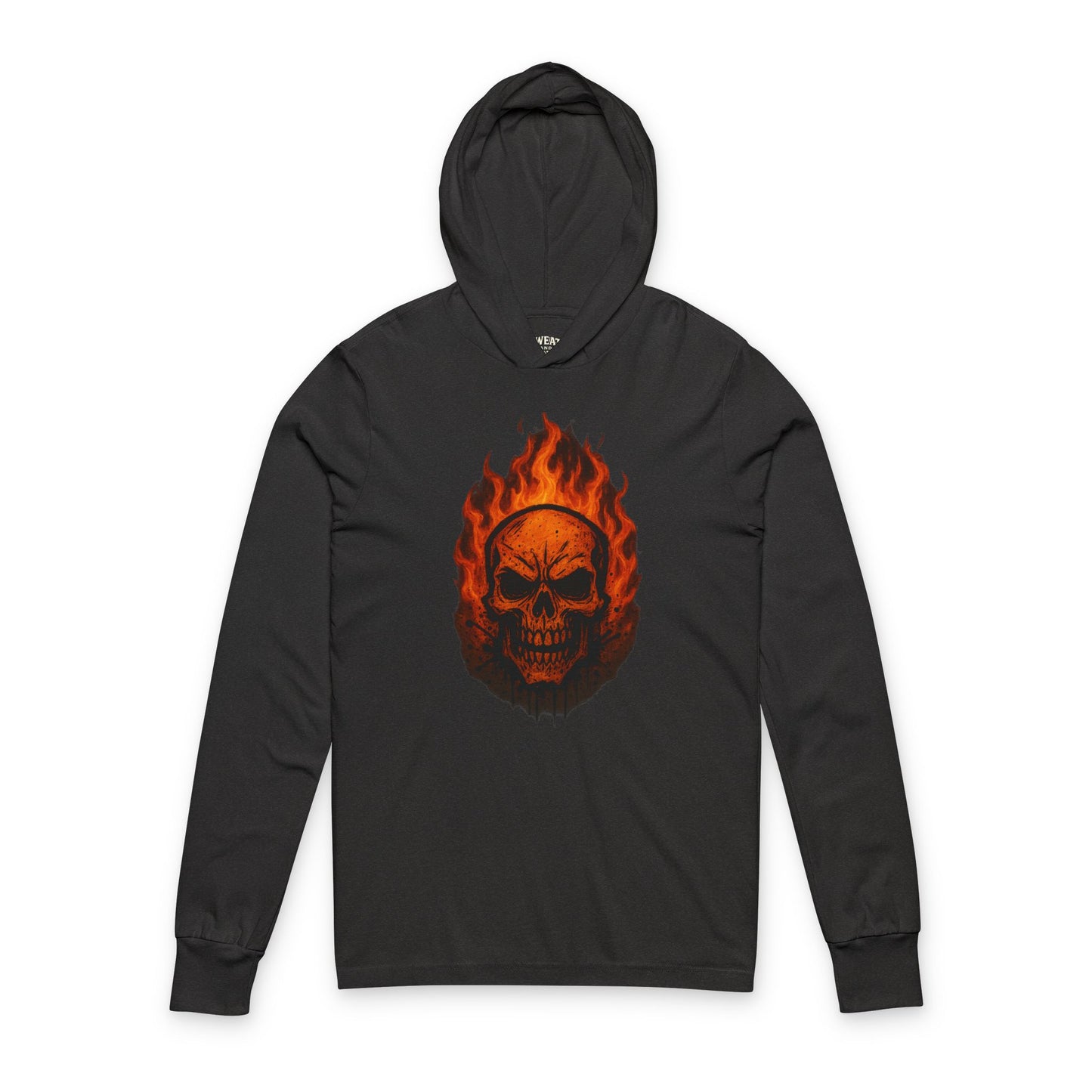 Gothic Flame Skull Unisex Hoodie