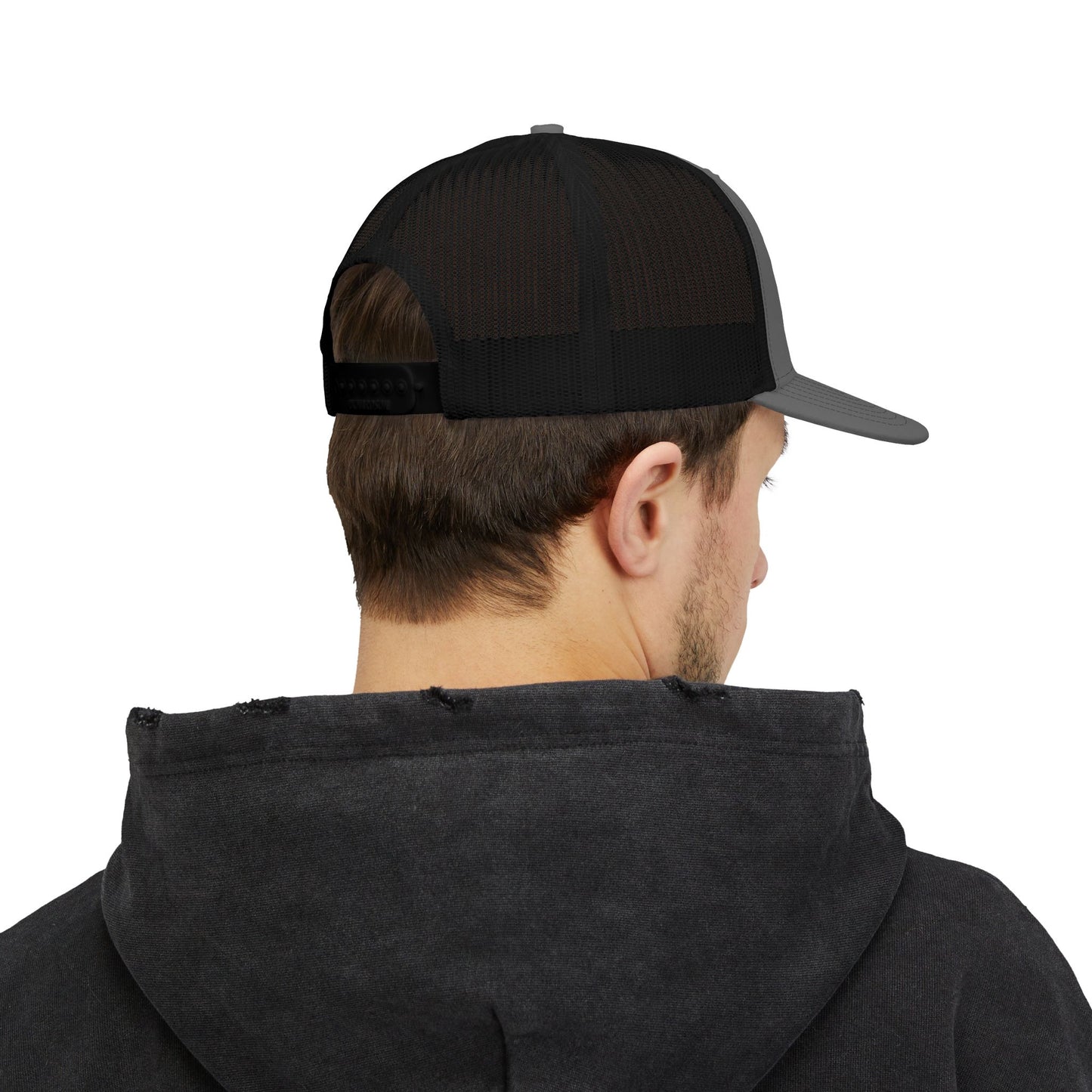 Blue Collar Dollar Embroidered Snapback Trucker Cap