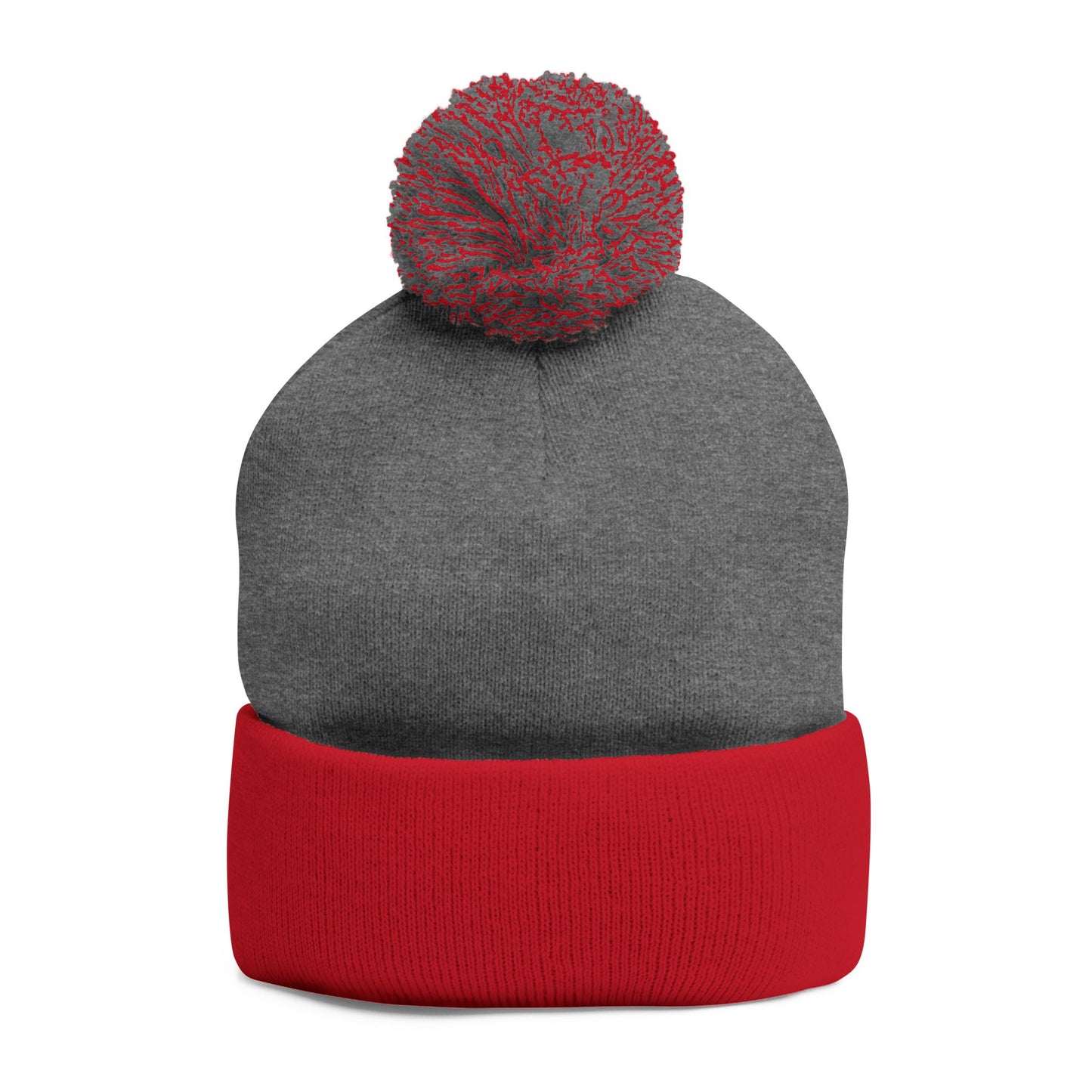 Sweat and Cents Pom-Pom Knit Cap