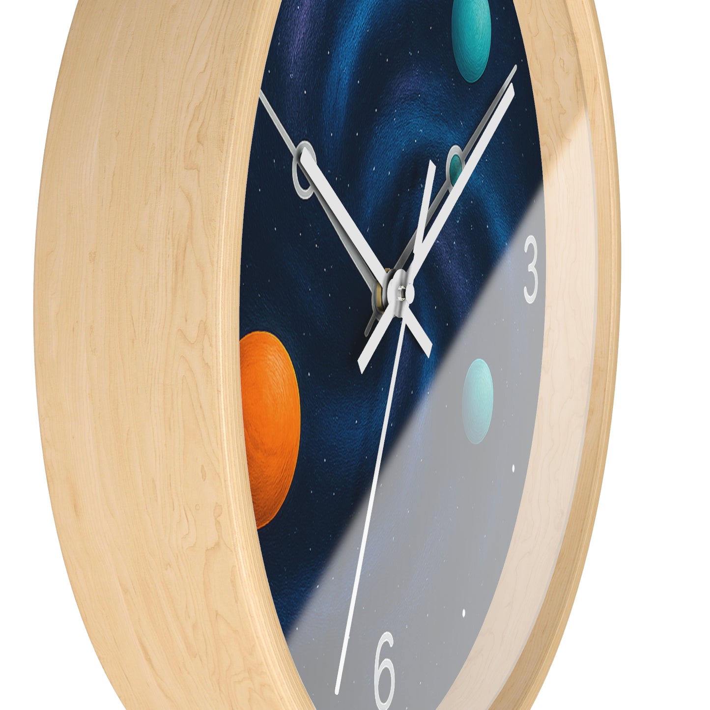 Cosmic Galaxy Wall Clock