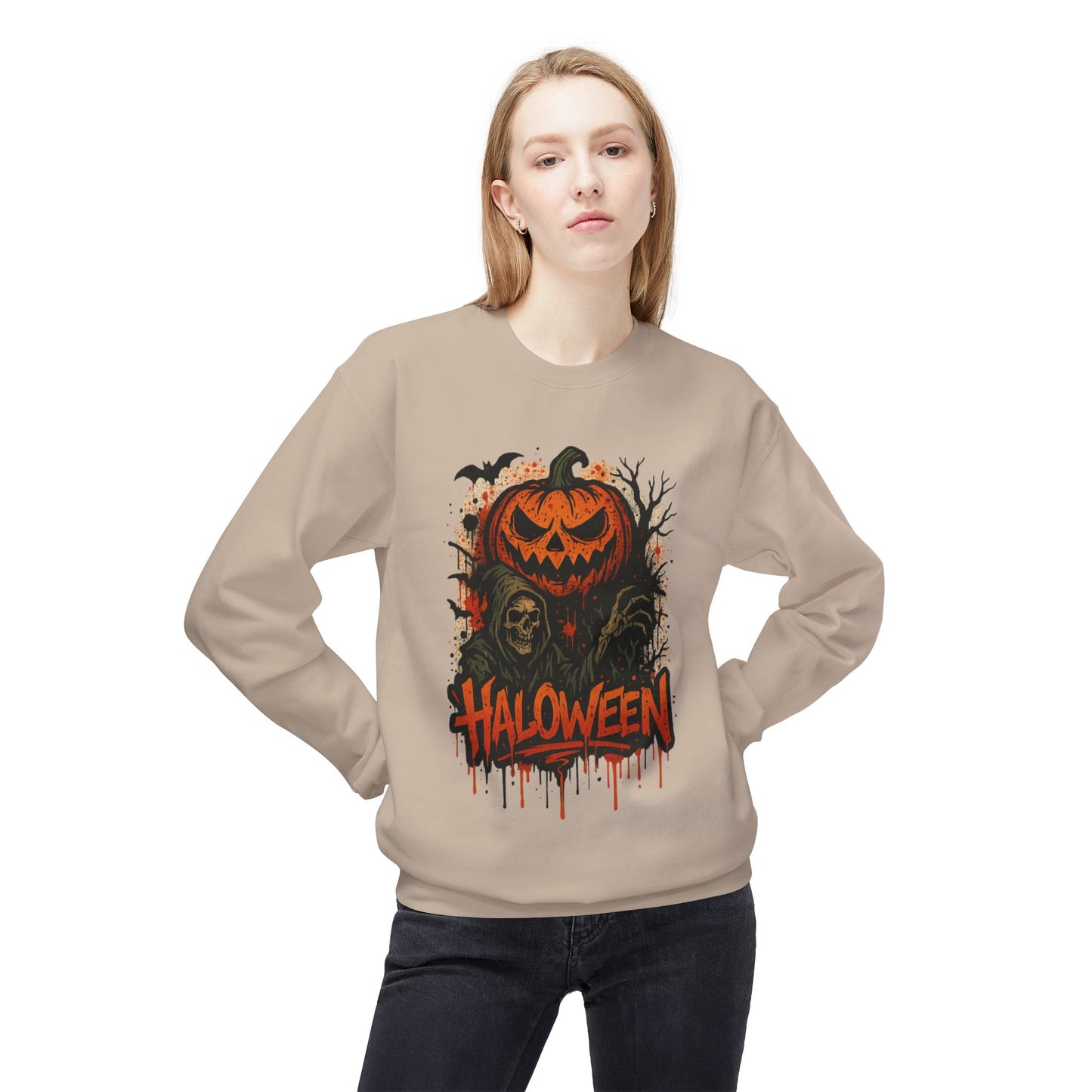 Spooky Halloween Sweatshirt for Cozy Nights