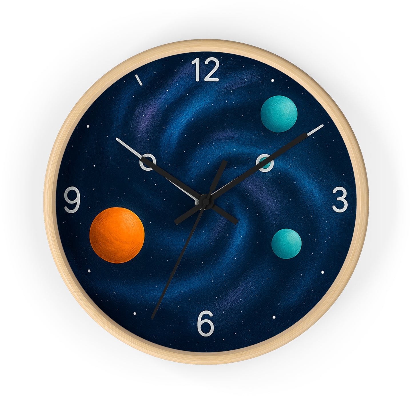 Cosmic Galaxy Wall Clock