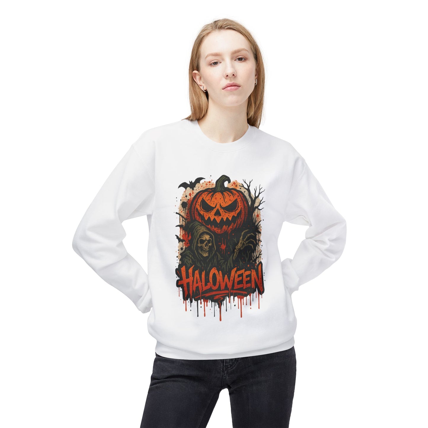 Spooky Halloween Sweatshirt for Cozy Nights
