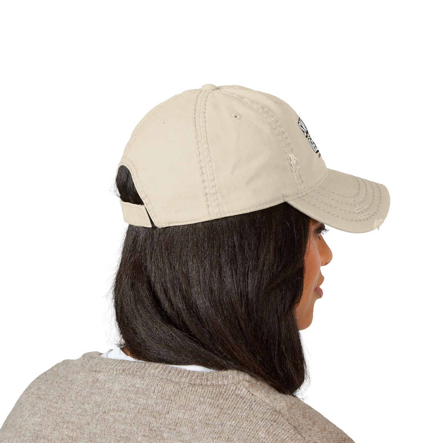 Sweat and Cents Distressed Dad Hat