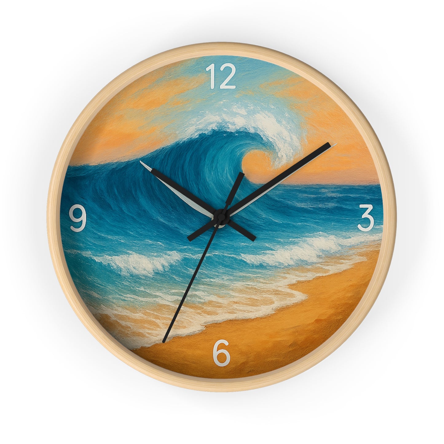 Ocean Wave Wall Clock