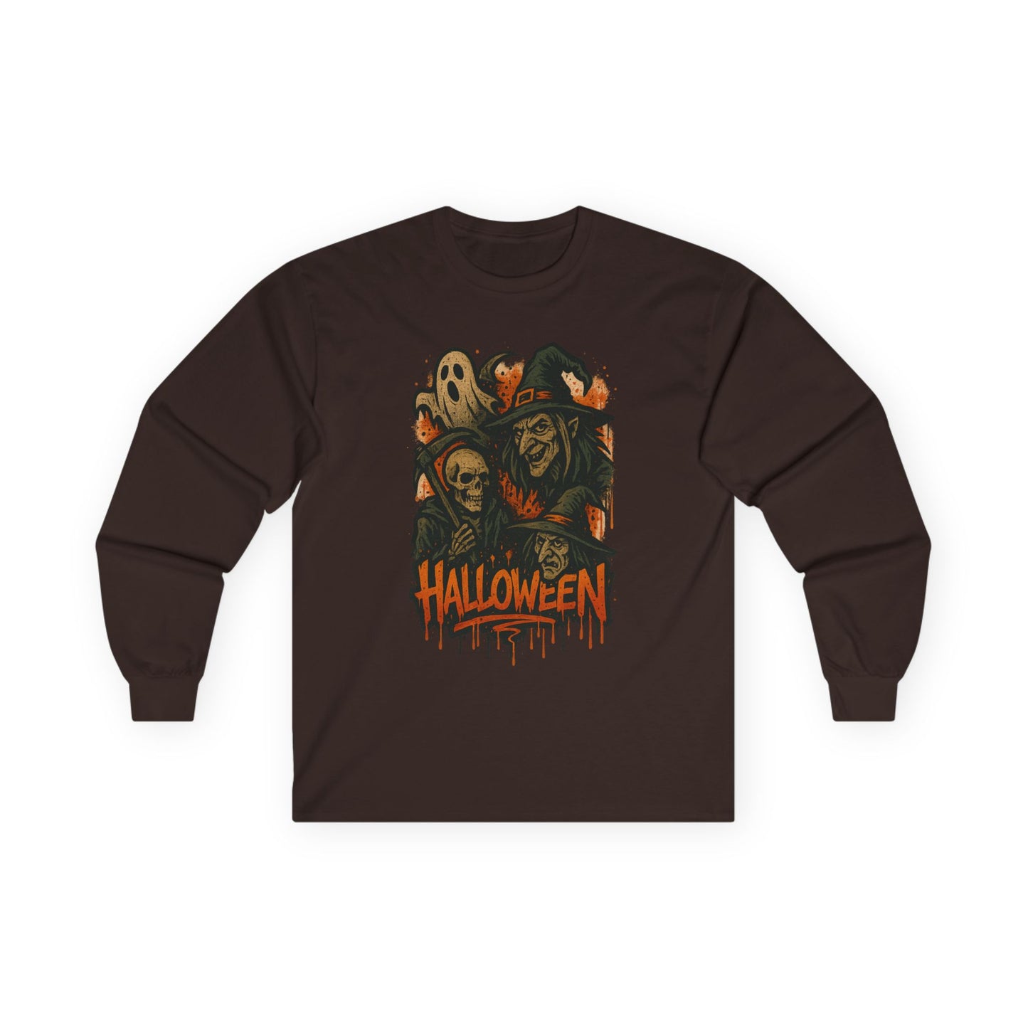 Halloween Witch Long Sleeve Tee