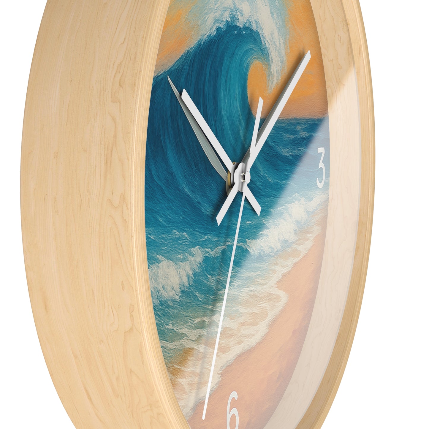 Ocean Wave Wall Clock