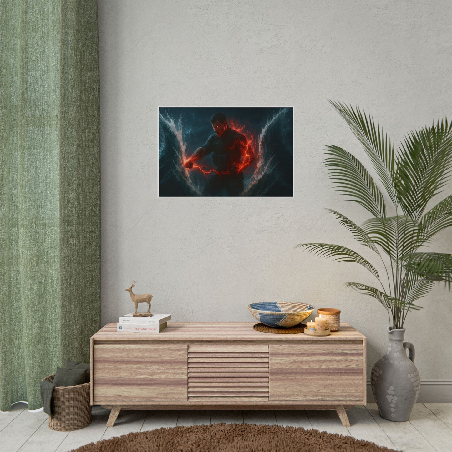Vibrant Action Art Print