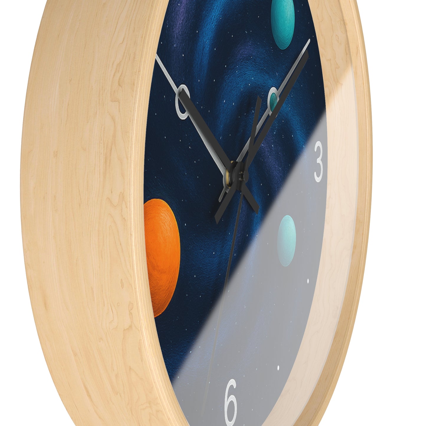 Cosmic Galaxy Wall Clock