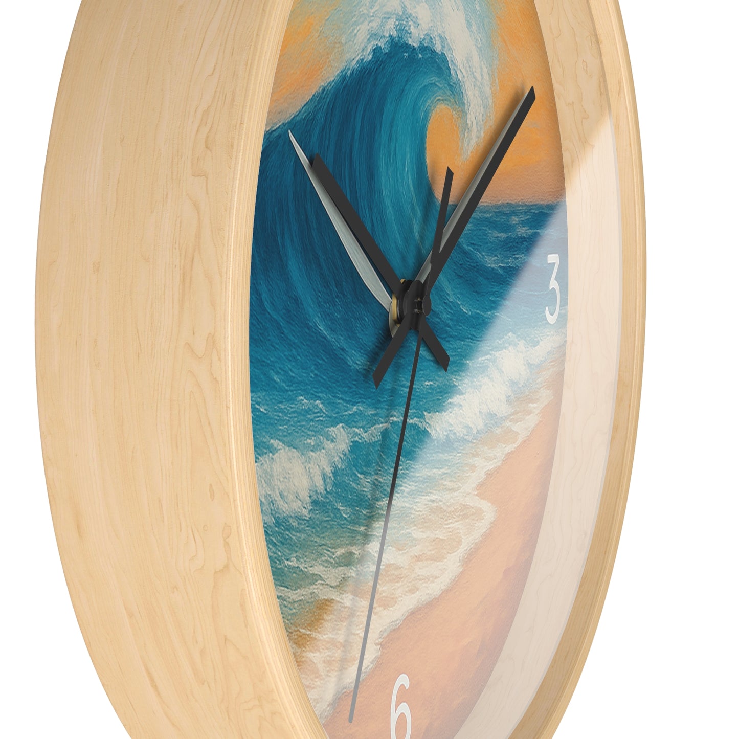 Ocean Wave Wall Clock