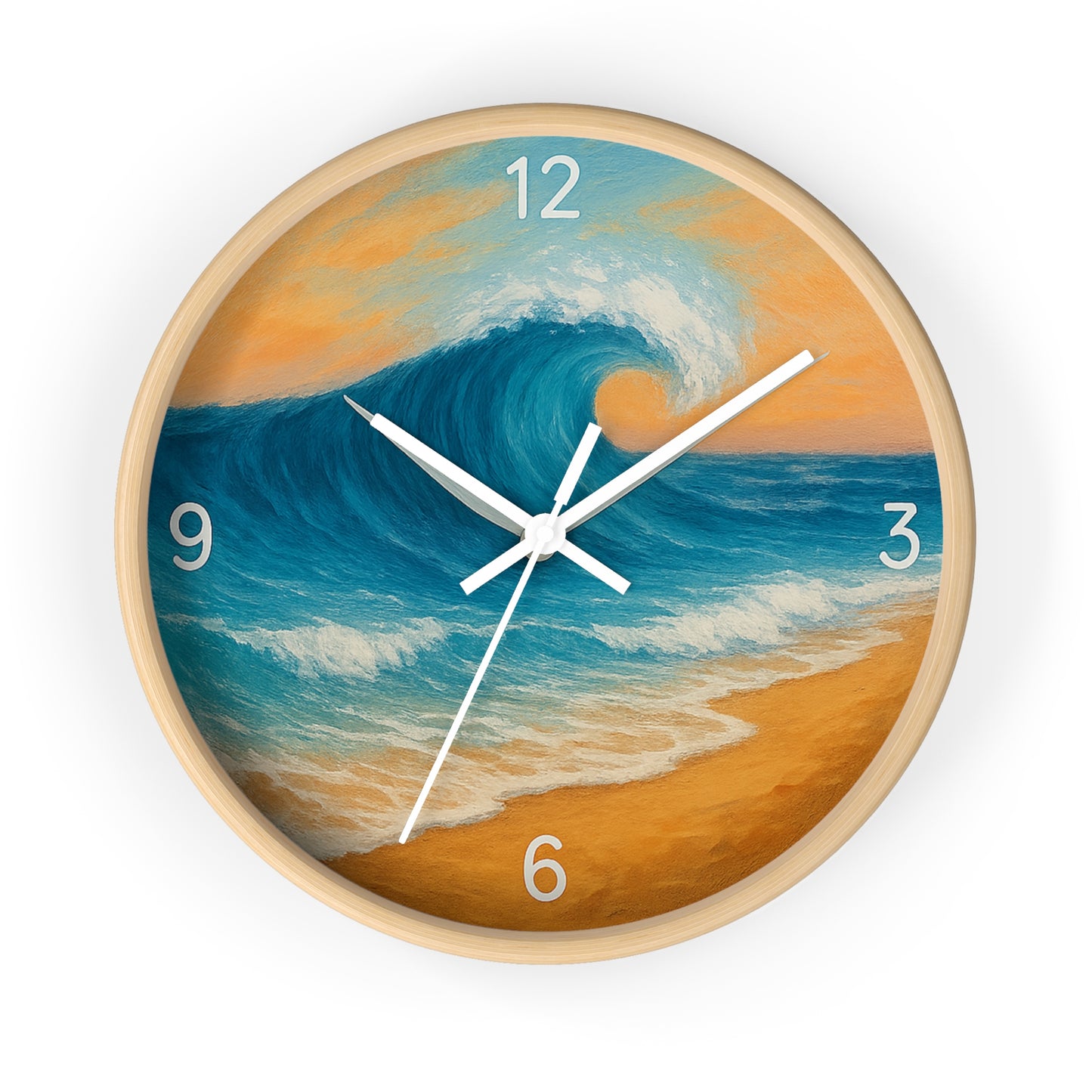 Ocean Wave Wall Clock