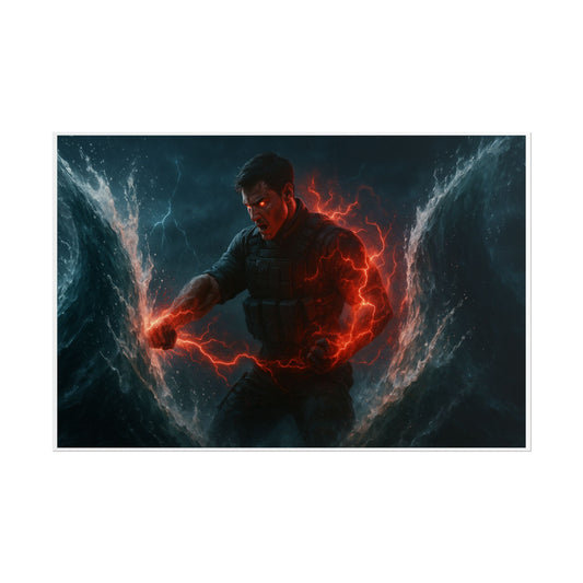 Vibrant Action Art Print