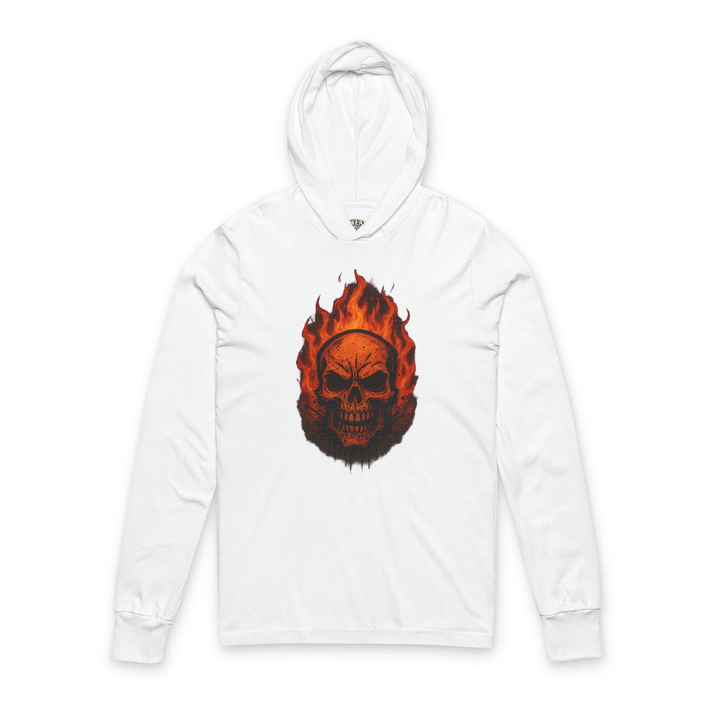 Gothic Flame Skull Unisex Hoodie