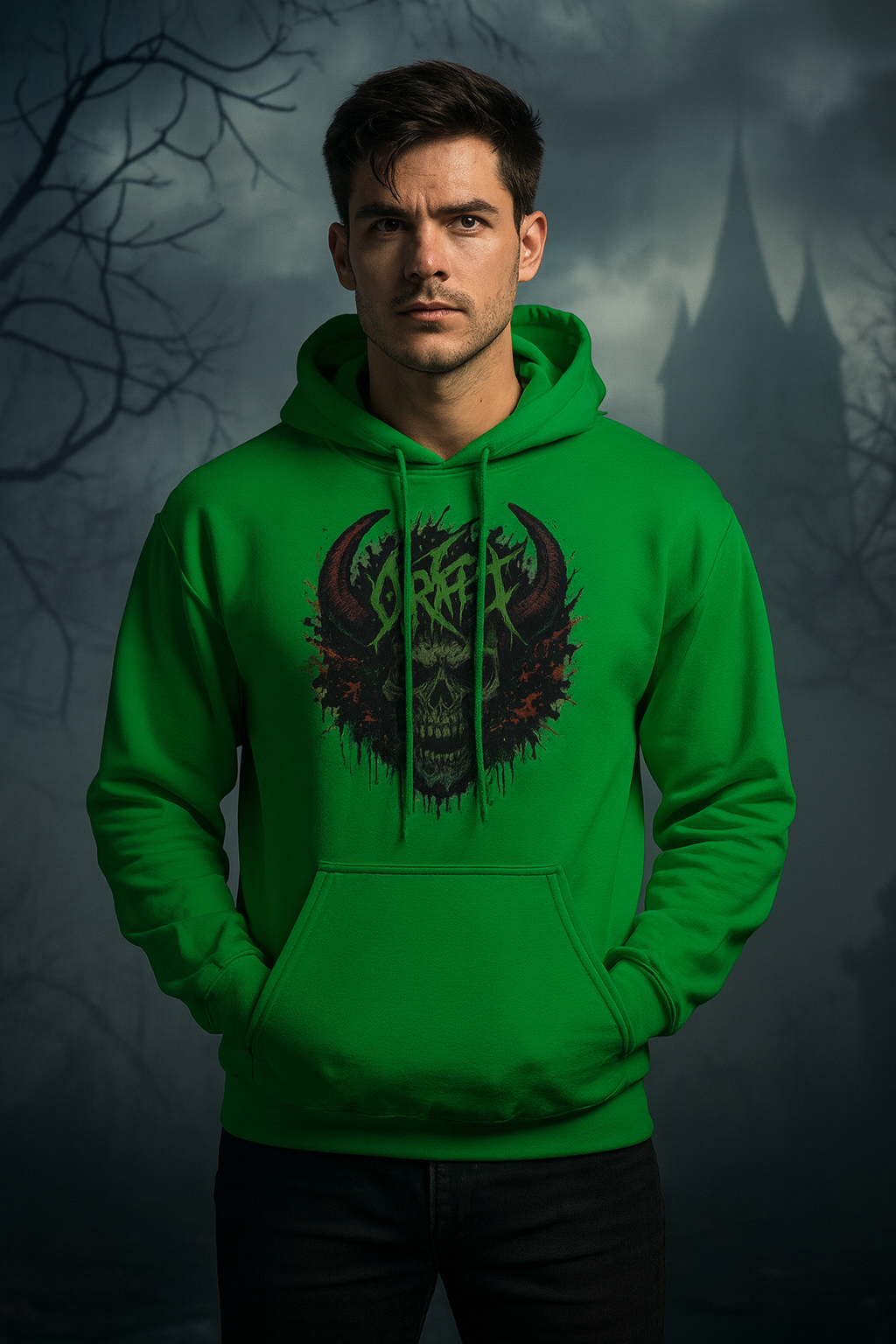 Graffiti Skull Hoodie