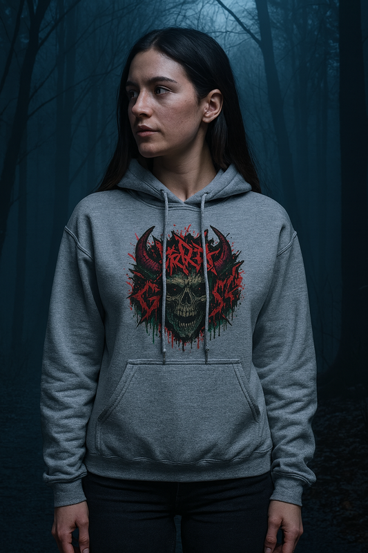 Horror Graffiti Skull Hoodie