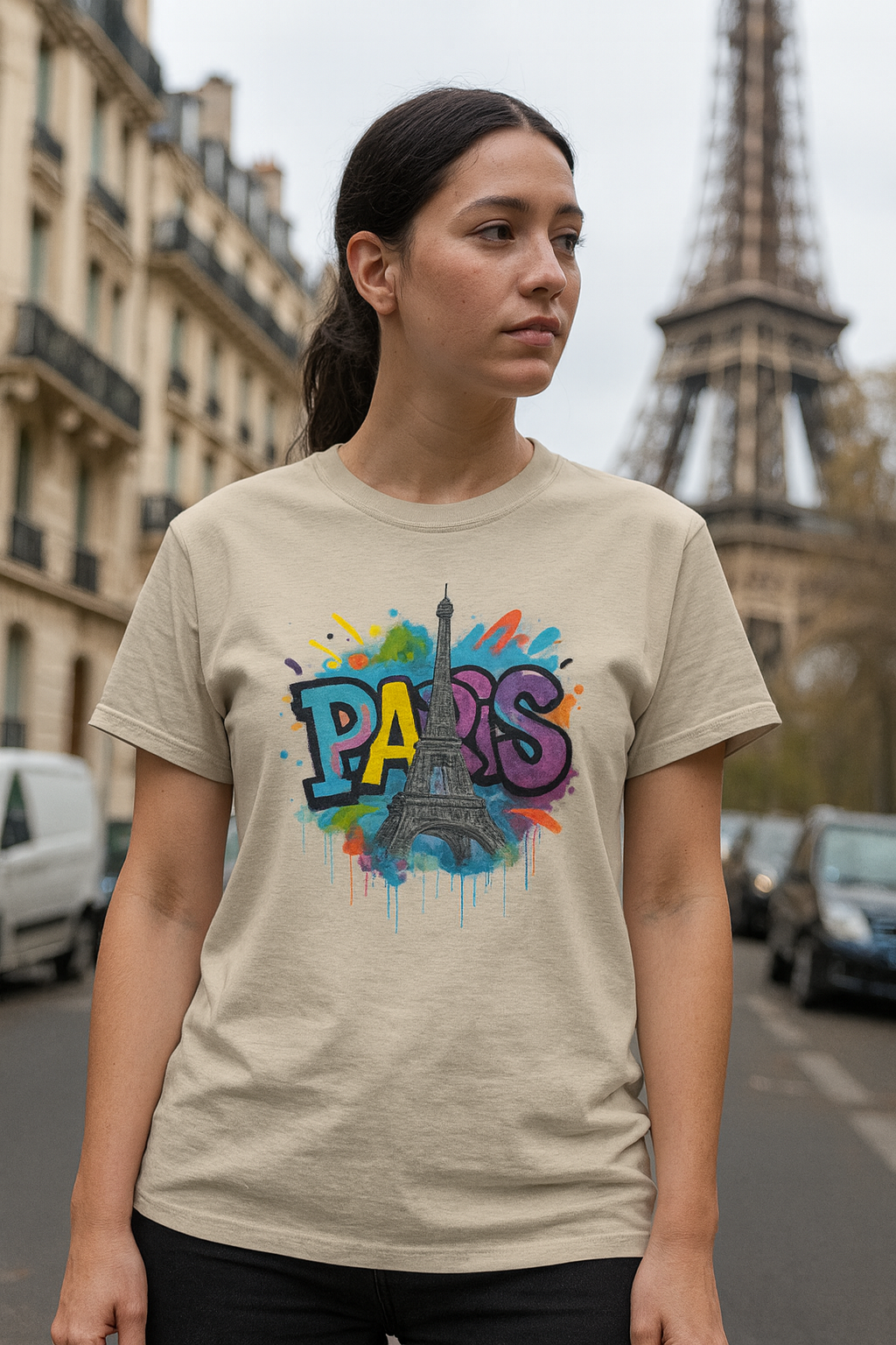 Paris Graffiti Tee