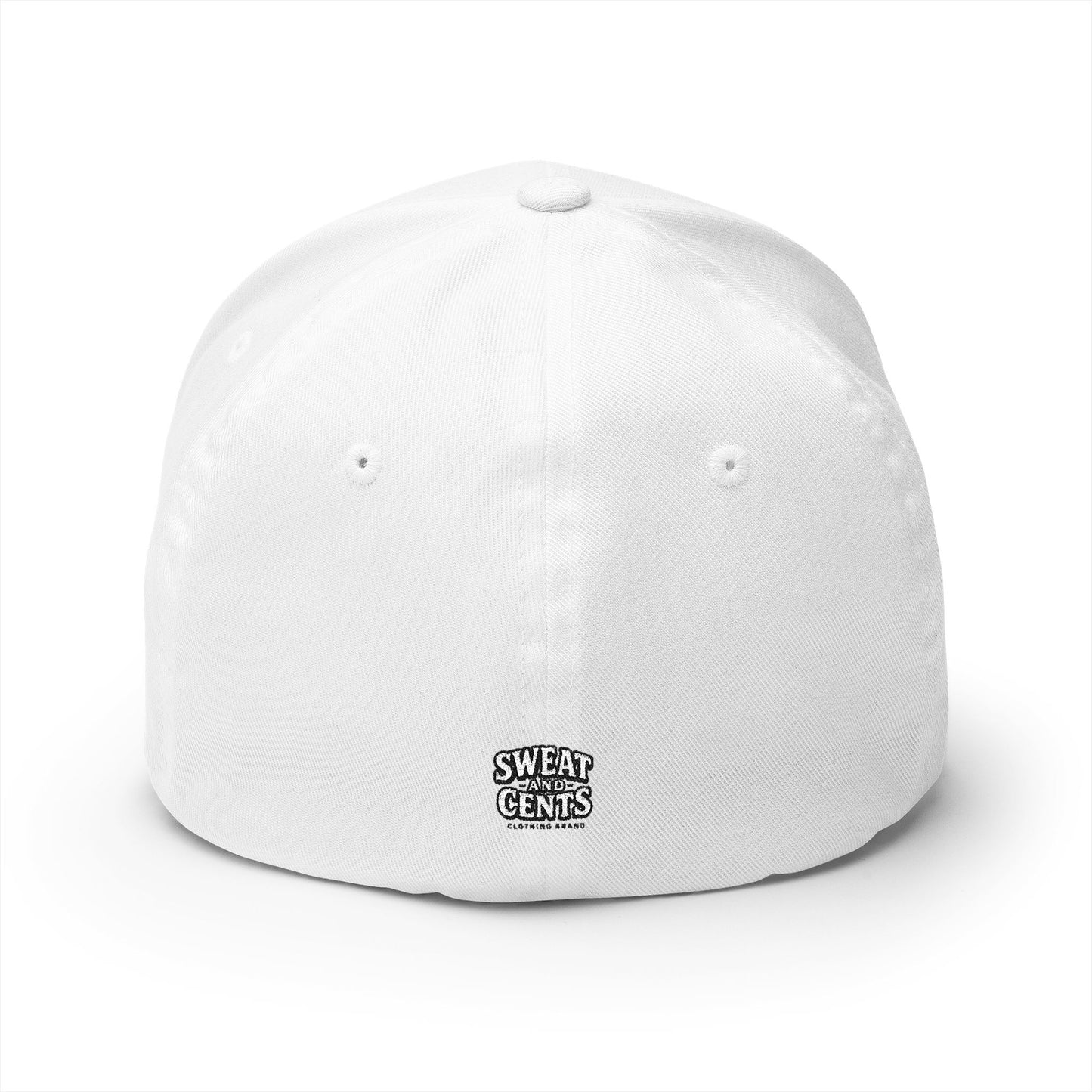 Embroidered Fitted Hat - Dirty Hands, Clean Money Design