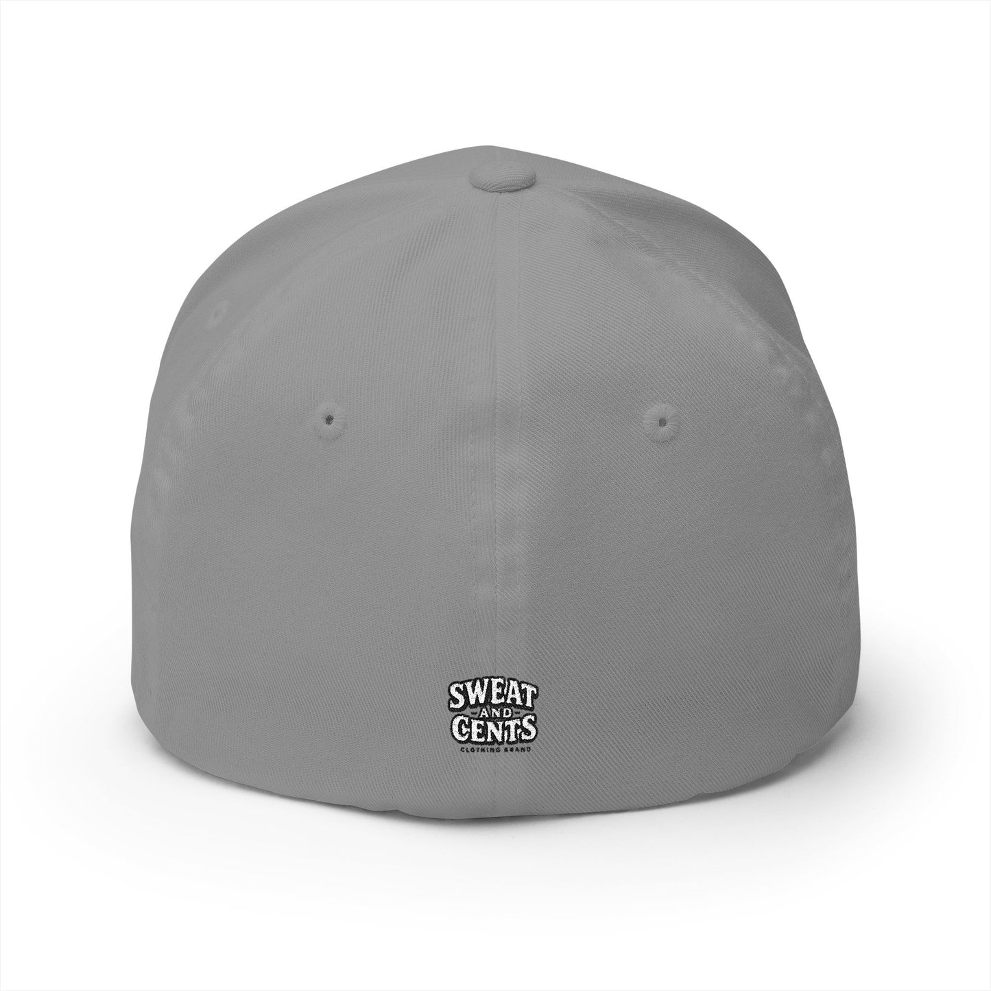 Embroidered Fitted Hat - Dirty Hands, Clean Money Design