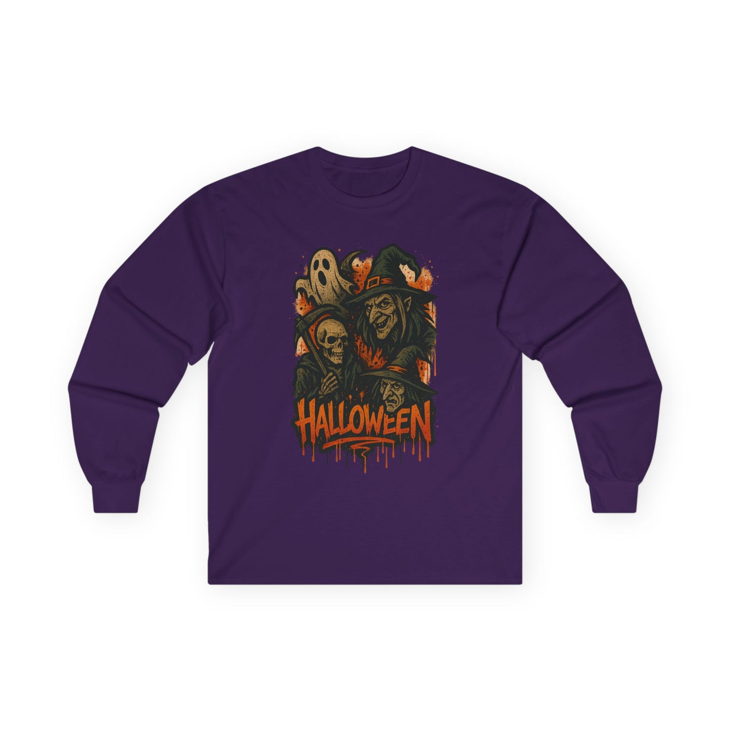 Halloween Witch Long Sleeve Tee