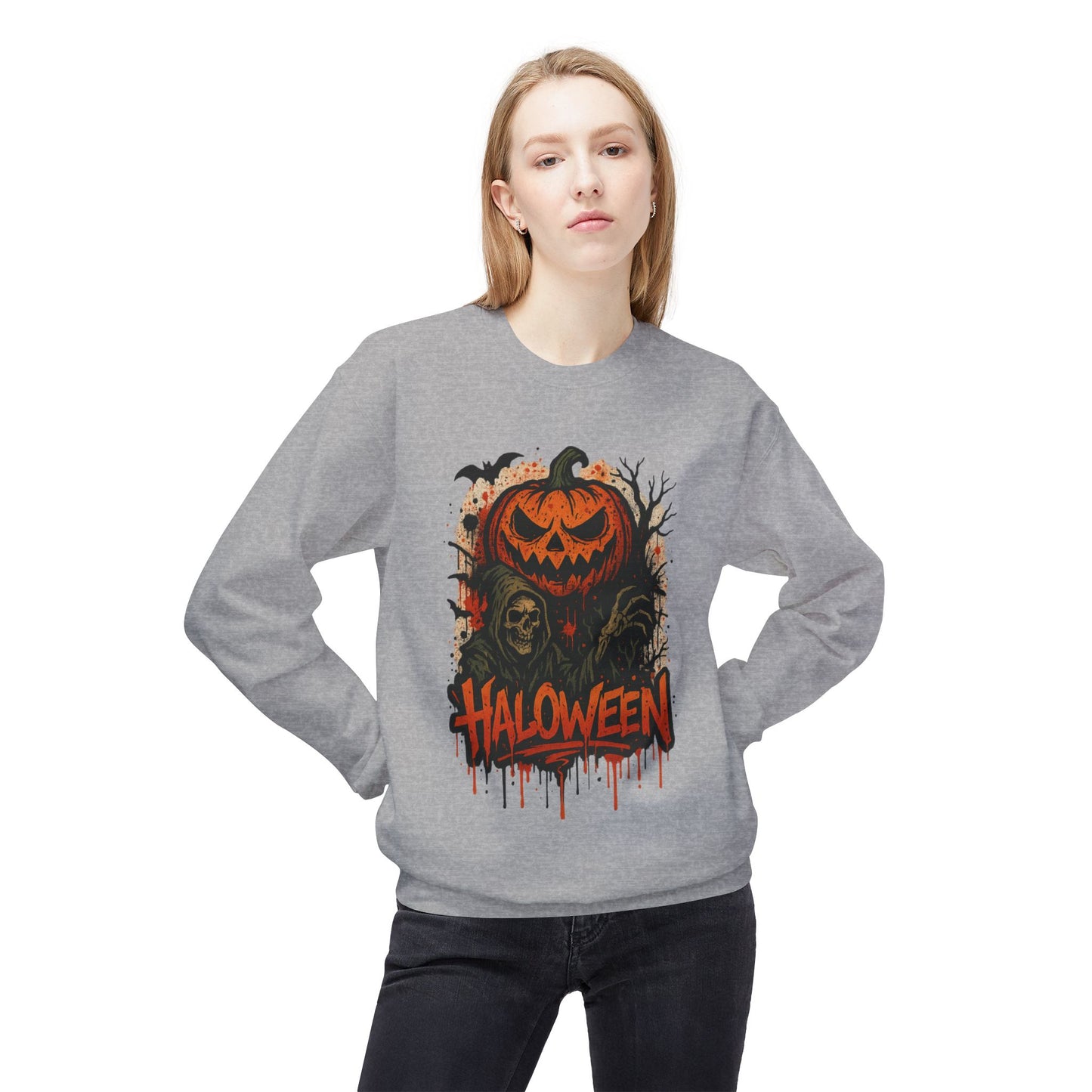 Spooky Halloween Sweatshirt for Cozy Nights