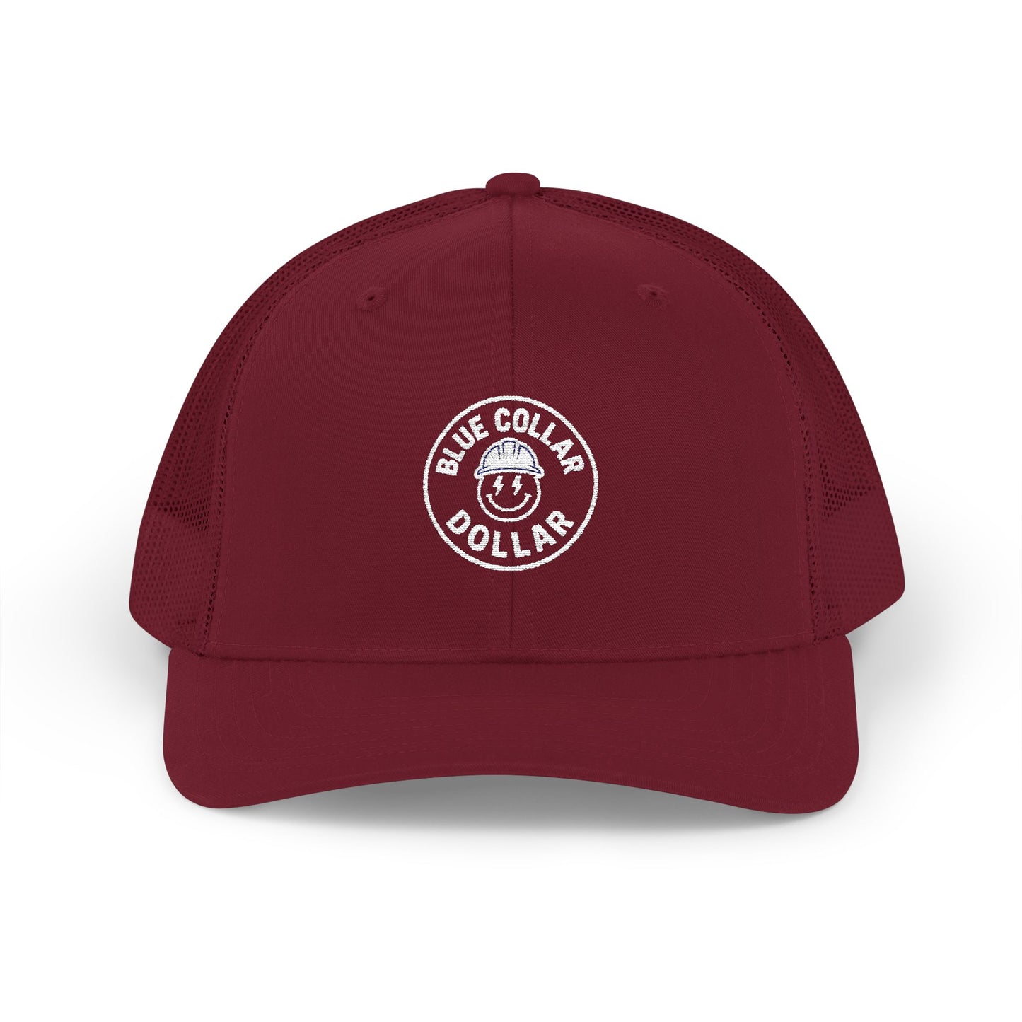 Blue Collar Dollar Embroidered Snapback Trucker Cap