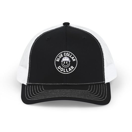 Blue Collar Dollar Embroidered Snapback Trucker Cap
