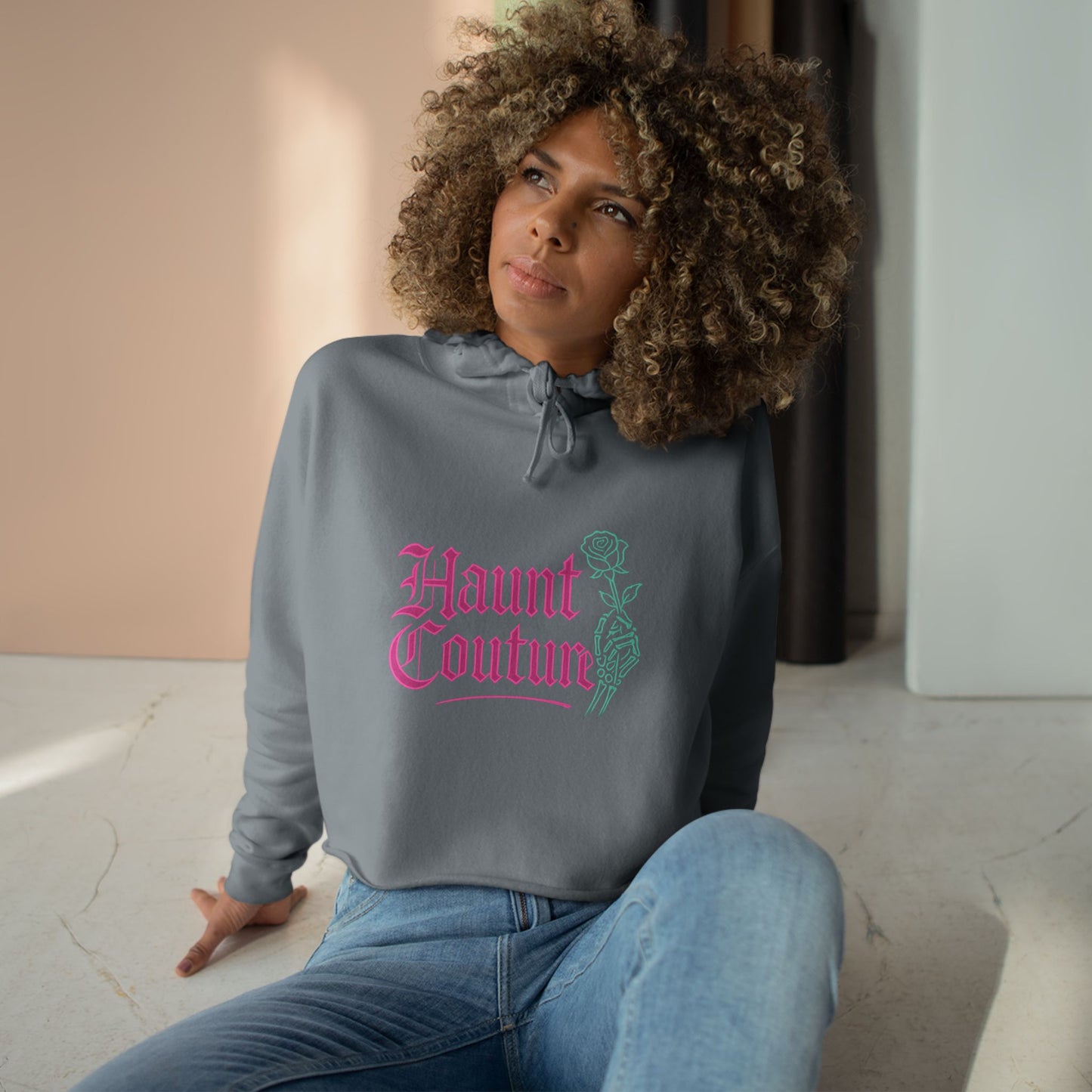 Haunt Couture Crop Hoodie