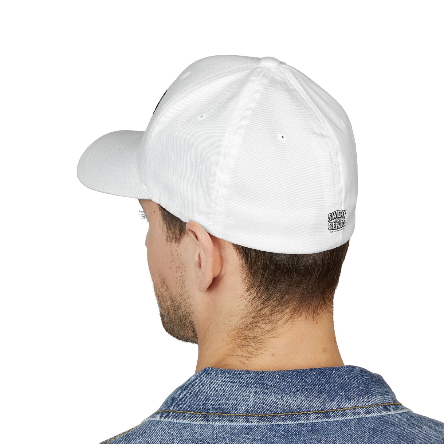 Embroidered Fitted Hat - Dirty Hands, Clean Money Design