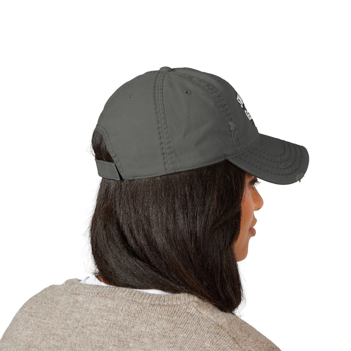 Sweat and Cents Distressed Dad Hat