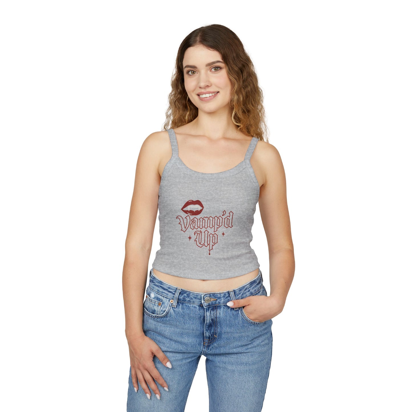 Vamp'd Up Women's Spaghetti Strap Tank Top