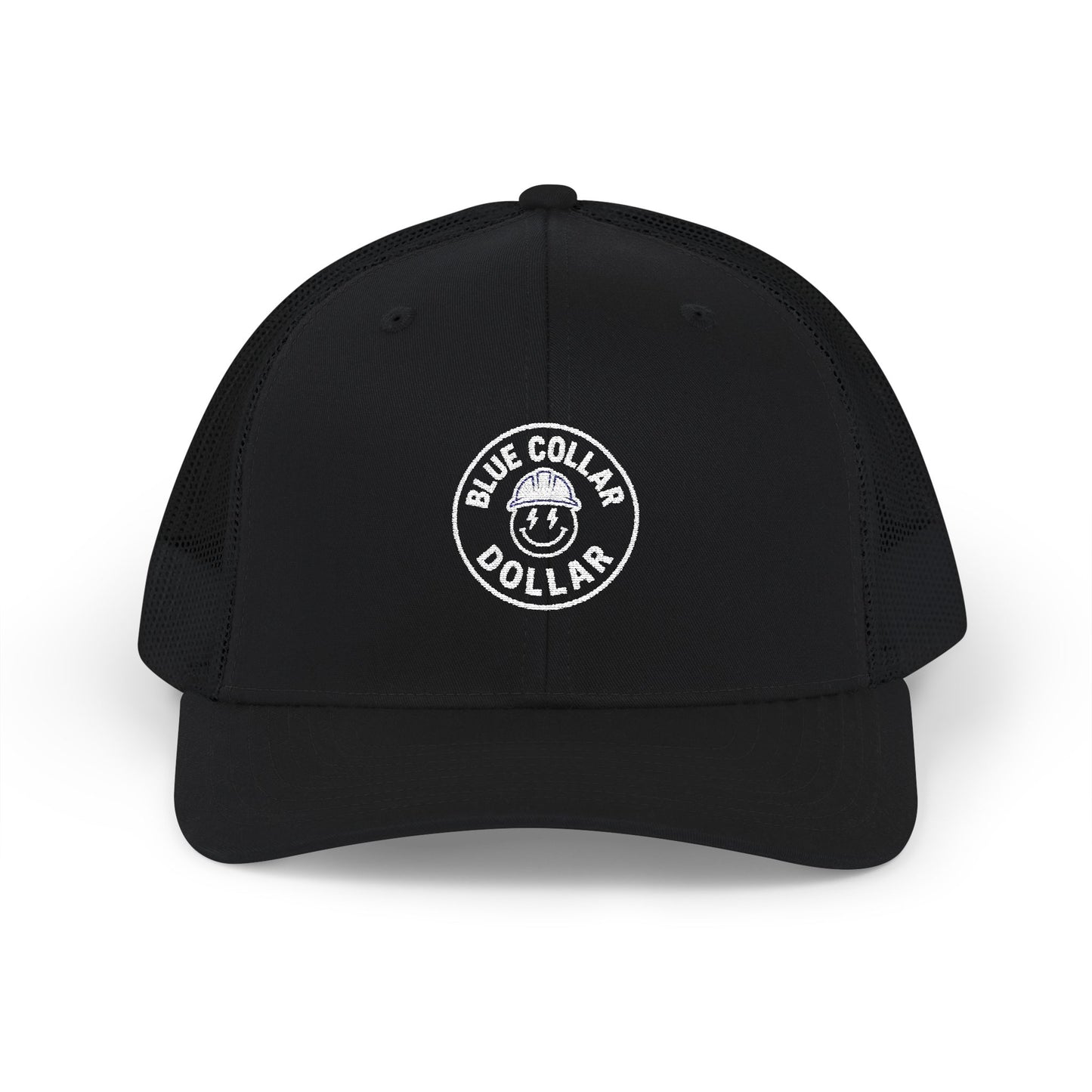 Blue Collar Dollar Embroidered Snapback Trucker Cap