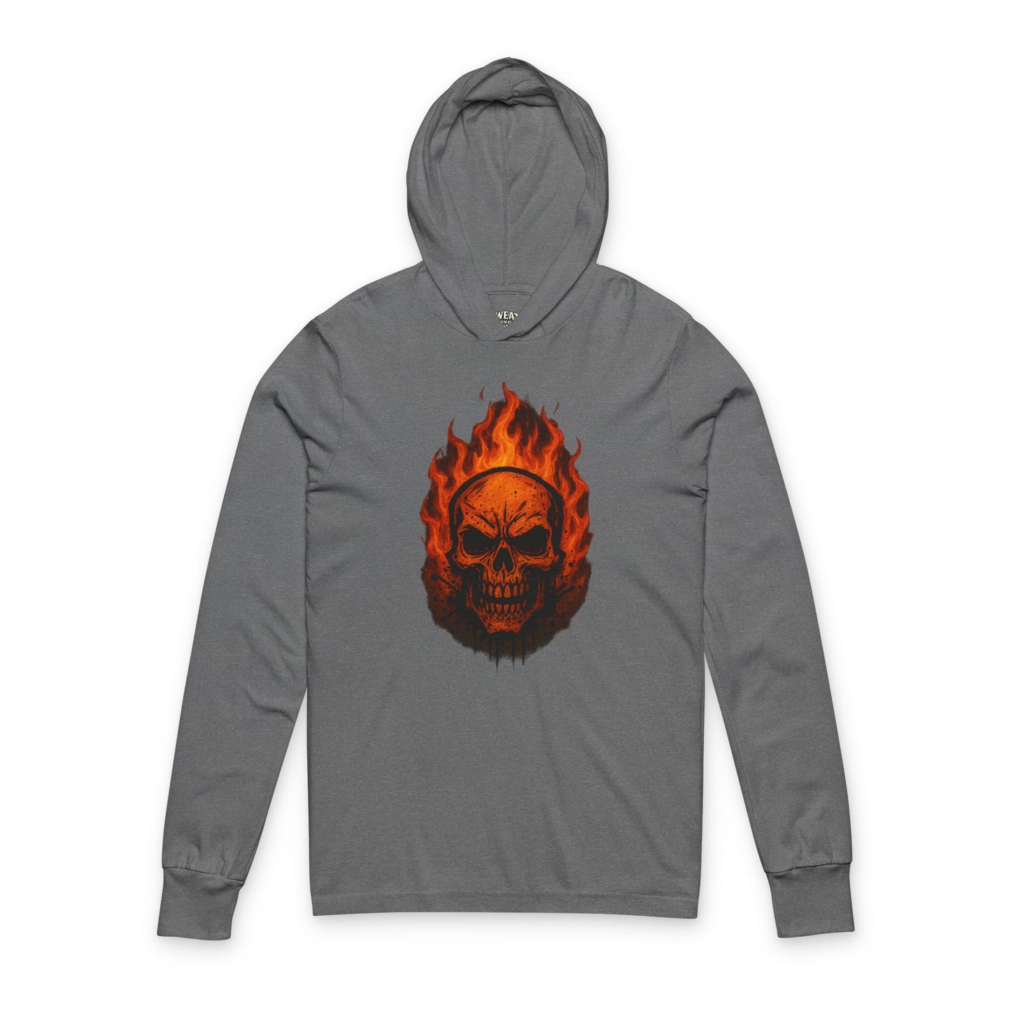 Gothic Flame Skull Unisex Hoodie