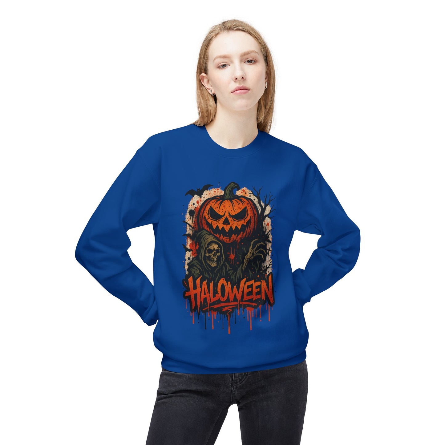 Spooky Halloween Sweatshirt for Cozy Nights