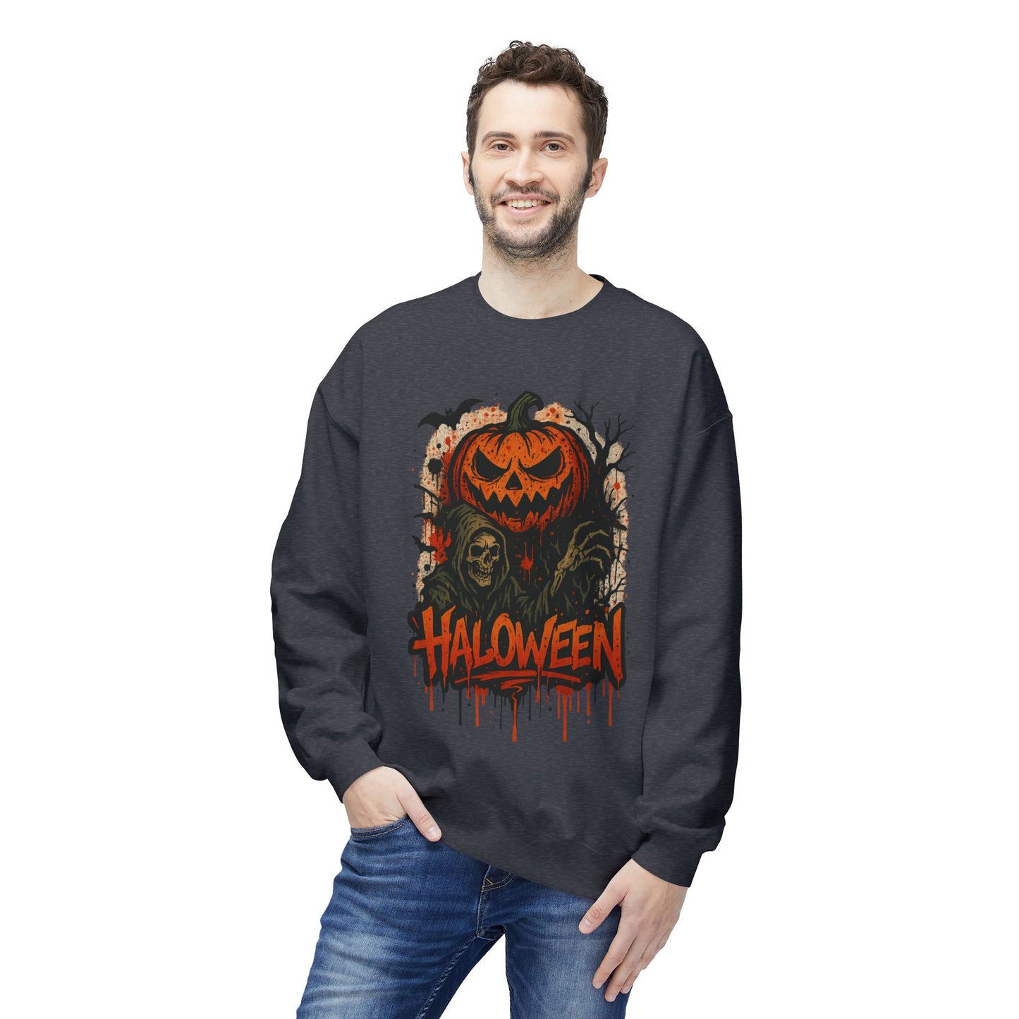 Spooky Halloween Sweatshirt for Cozy Nights