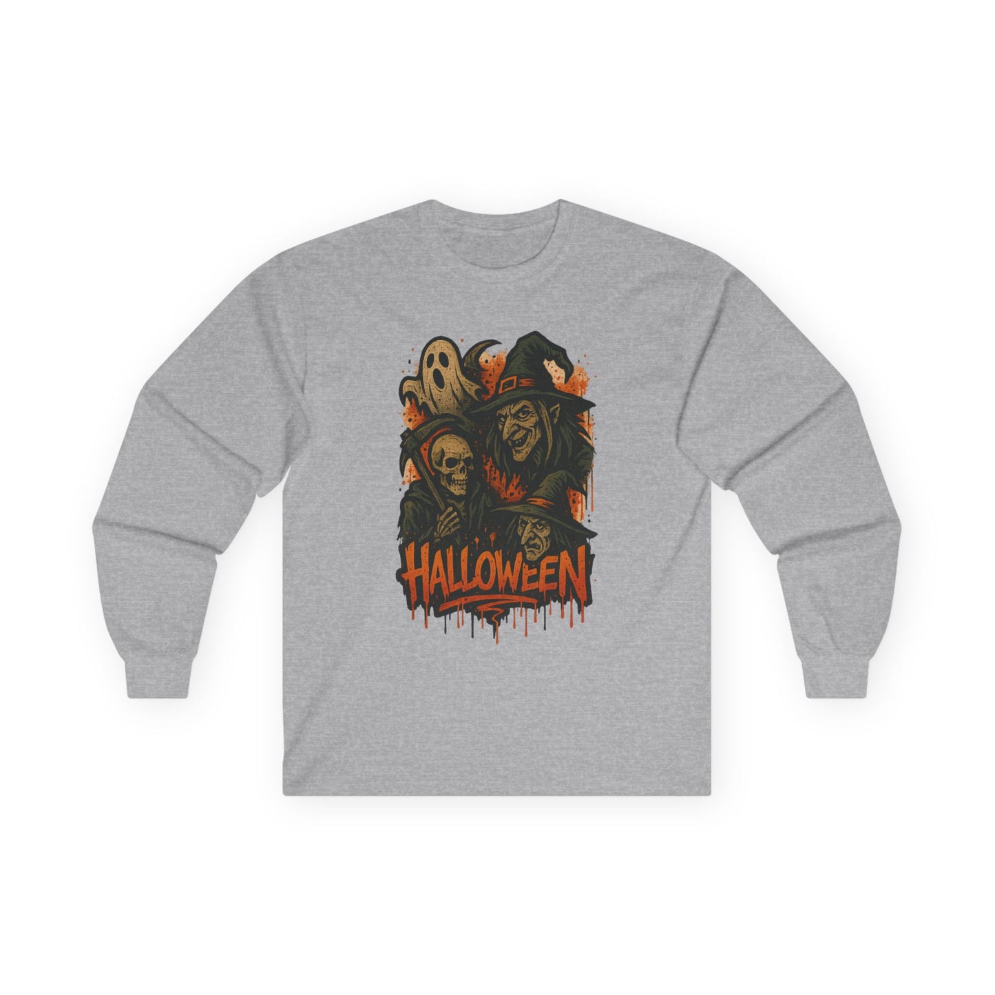 Halloween Witch Long Sleeve Tee
