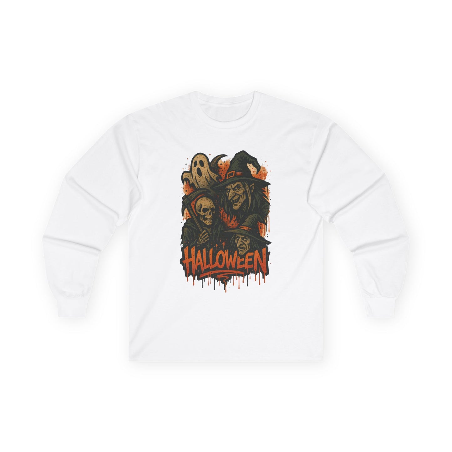 Halloween Witch Long Sleeve Tee
