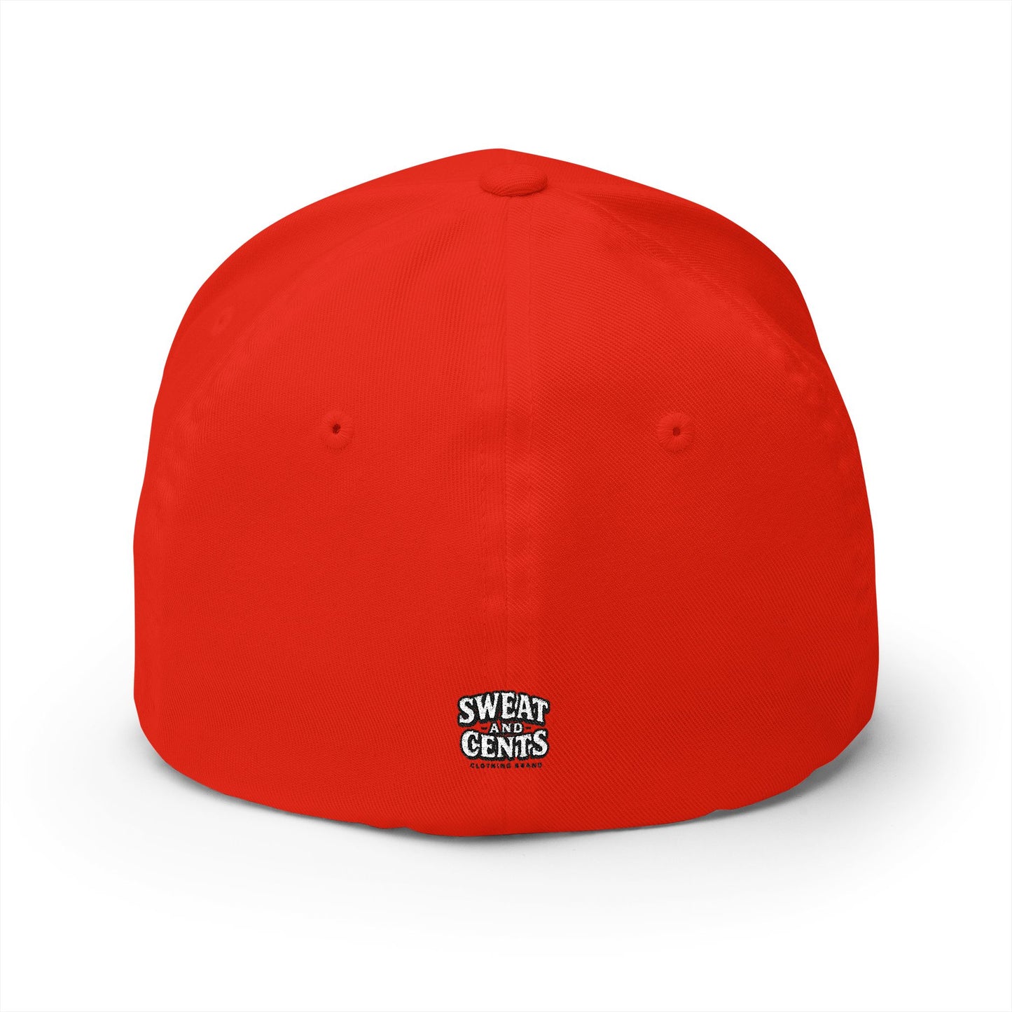 Embroidered Fitted Hat - Dirty Hands, Clean Money Design