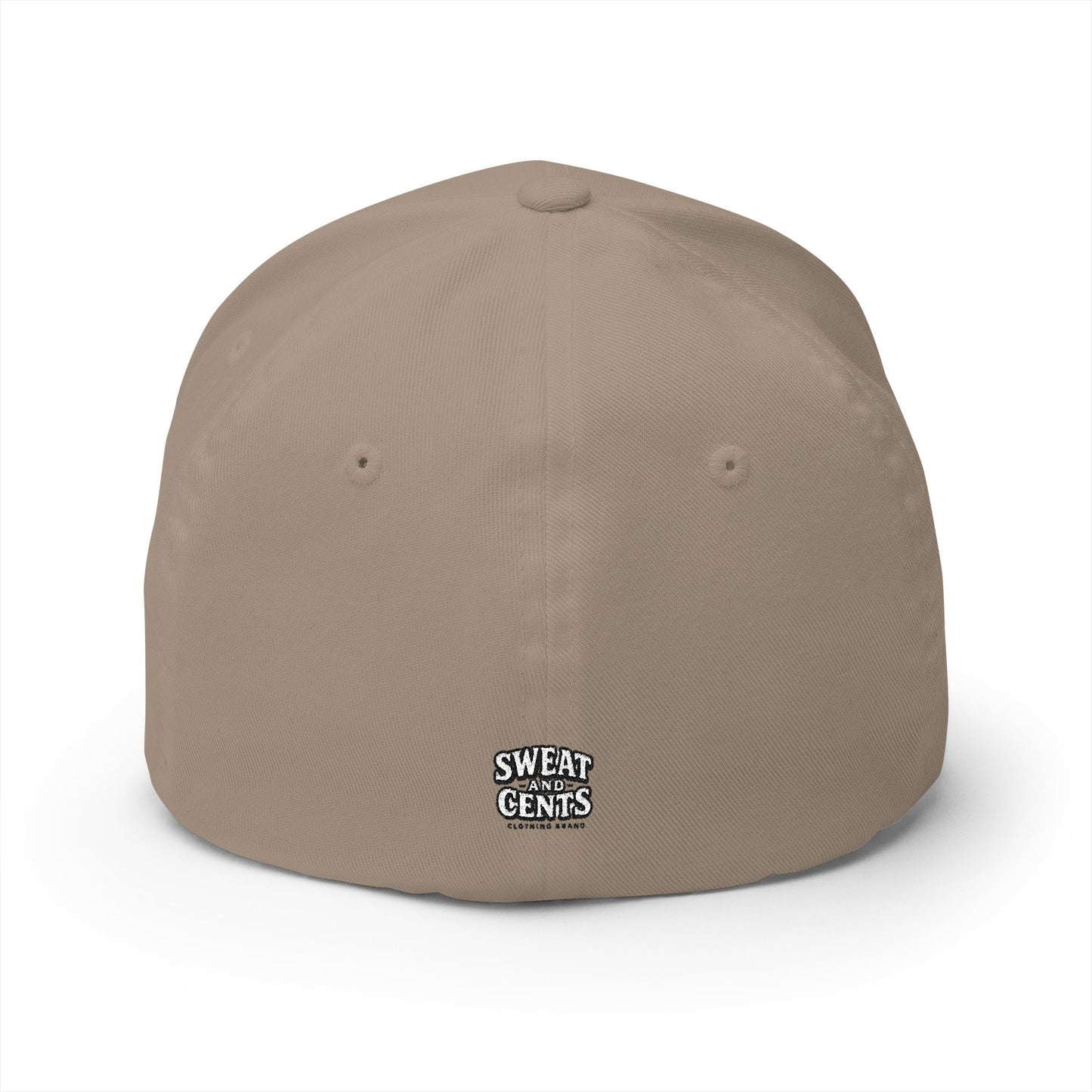 Embroidered Fitted Hat - Dirty Hands, Clean Money Design