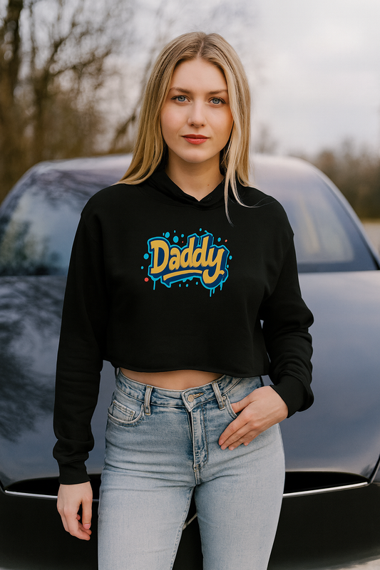 Daddy Cropped Hoodie