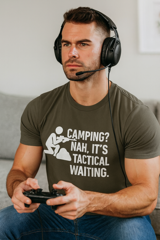 Camping Video Game Tee